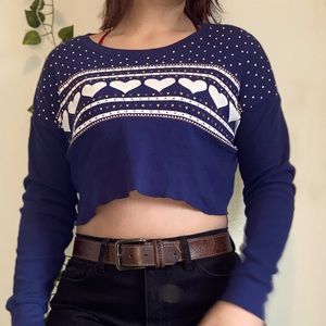 Gently used cropped long sleeve